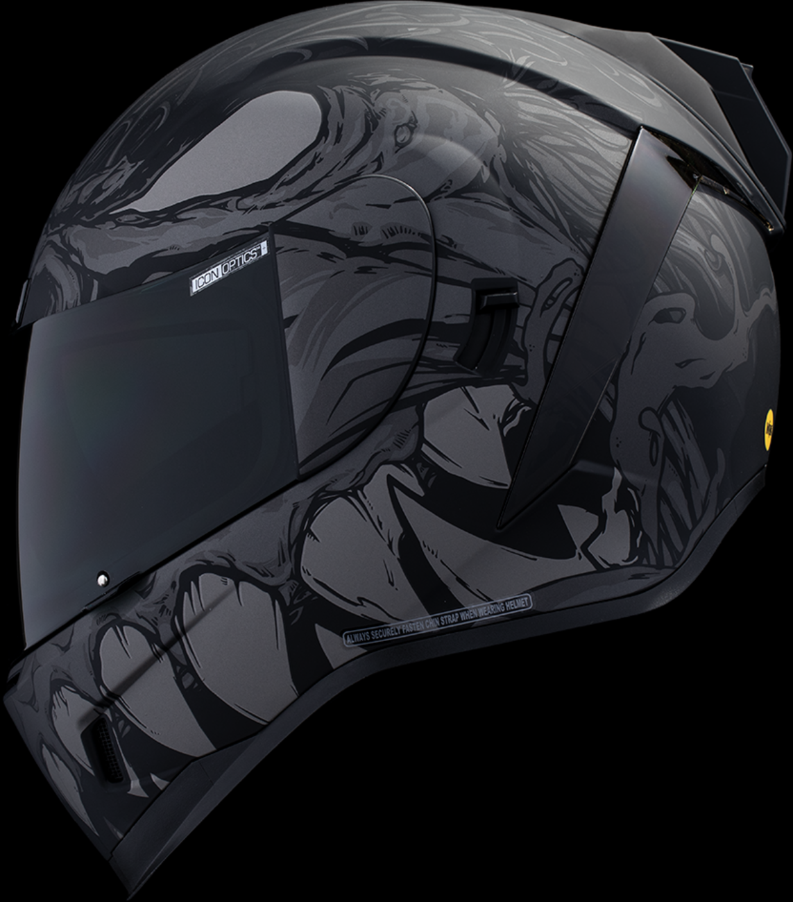 ICON Airform™ Helmet - Manik'RR - MIPS® - Dark Black - 2XL 0101-17008