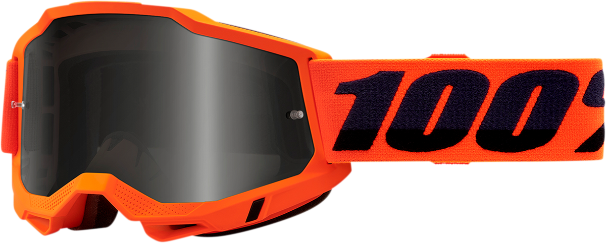 100% Accuri 2 Sand Goggles - Neon Orange - Smoke 50020-00004