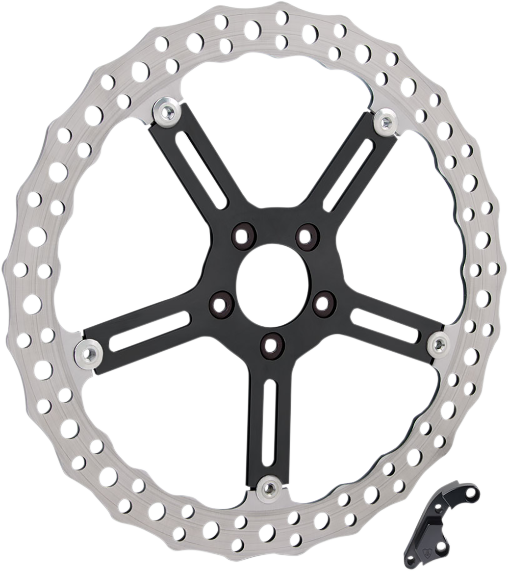 ARLEN NESS Jagged Brake Rotor - 15" - Left - Hub-Mount 02-990