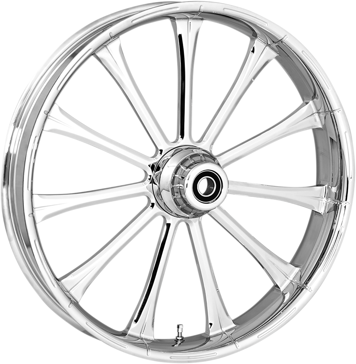 RC COMPONENTS Exile Front Wheel - Dual Disc/No ABS - Chrome - 21"x3.50" 21350-9031-122C