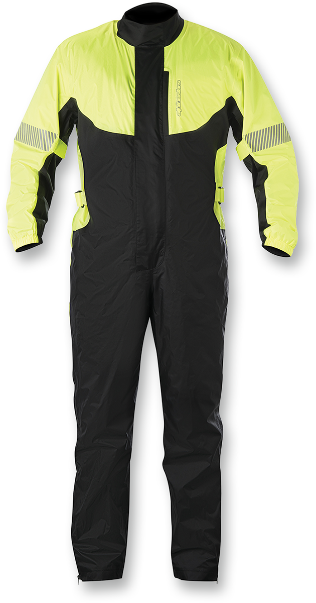 ALPINESTARS Hurricane Rainsuit - Yellow Fluorescent/Black - 2XL 3264617-551-2X