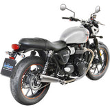 OPEN BOX IN STOCK LEOVINCE Classic Racer dual Mufflers - Street Twin 2016-2018 15004