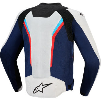 ALPINESTARS AST v3 Air Jacket - Silver/Deep Blue/Bright Red - Medium 3300426-1621-M