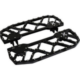 BURLY BRAND MX-Evolution Floorboards - Rider - Black - FLH/FLT '85-'24 B13-1053B
