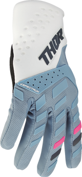 THOR Women's Spectrum Gloves - Starlight Blue/White - Small 3331-0264