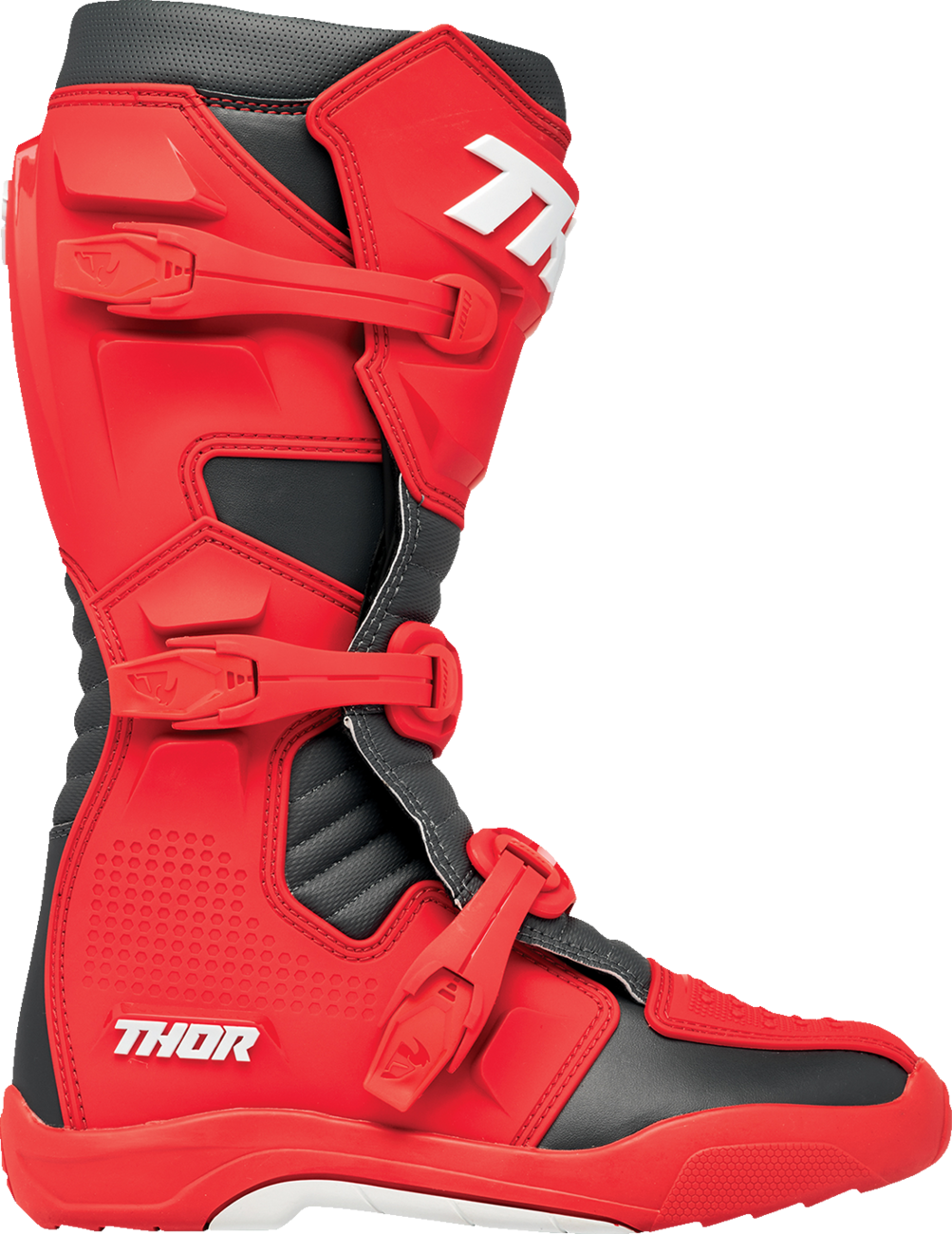 THOR Blitz XR Boots - Red/Charcoal - Size 7 3410-3109