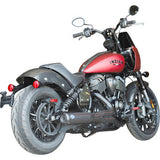 S&S CYCLE 2-into-1 Qualifier Exhaust System - Guardian Black - 49-State - Indian Chief 550-1116