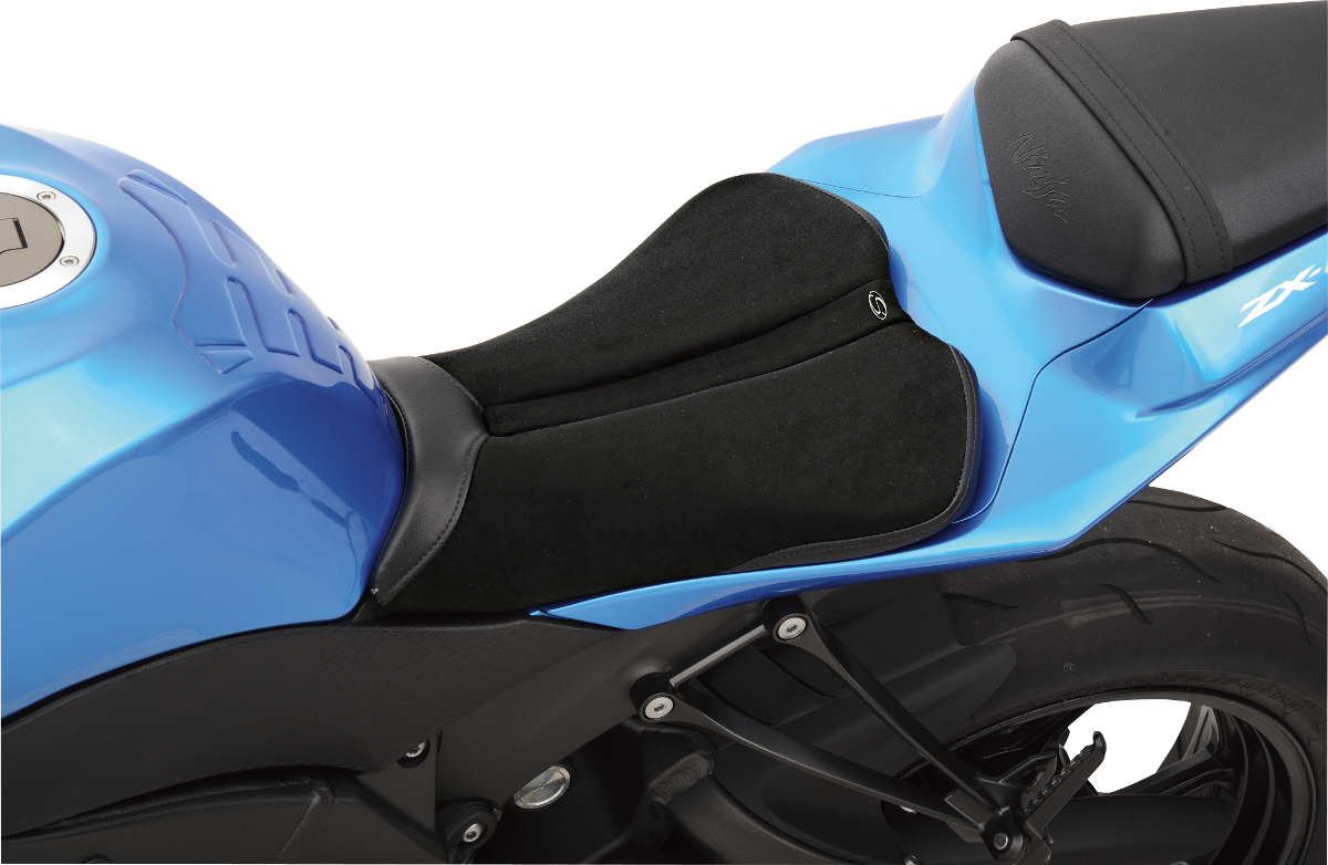 SADDLEMEN Gel Channel Sport Seat - Black - ZX 6/10 0810-0835