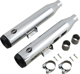 S&S CYCLE Grand National Slip-On Mufflers - Chrome 550-0757B