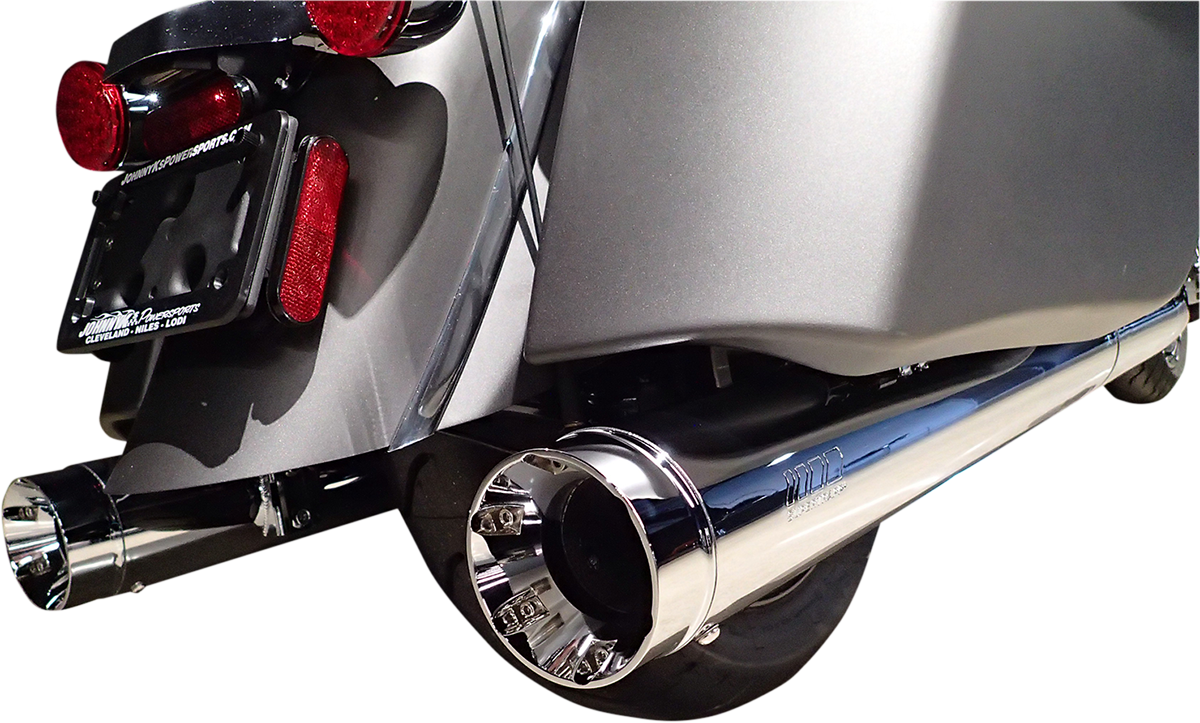 SUPERTRAPP Mufflers - Chrome - Indian Touring with Luggage 140-21770