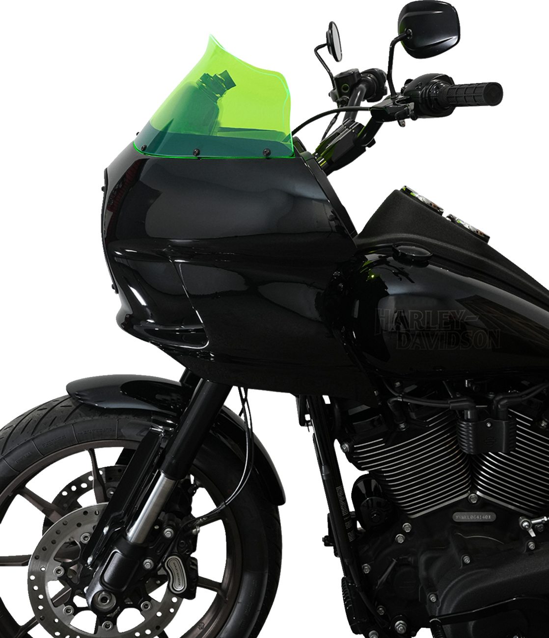 KLOCK WERKS Kolor Flare™ Windshield - 9" - Green Ice - FXRP KWW-02-0610