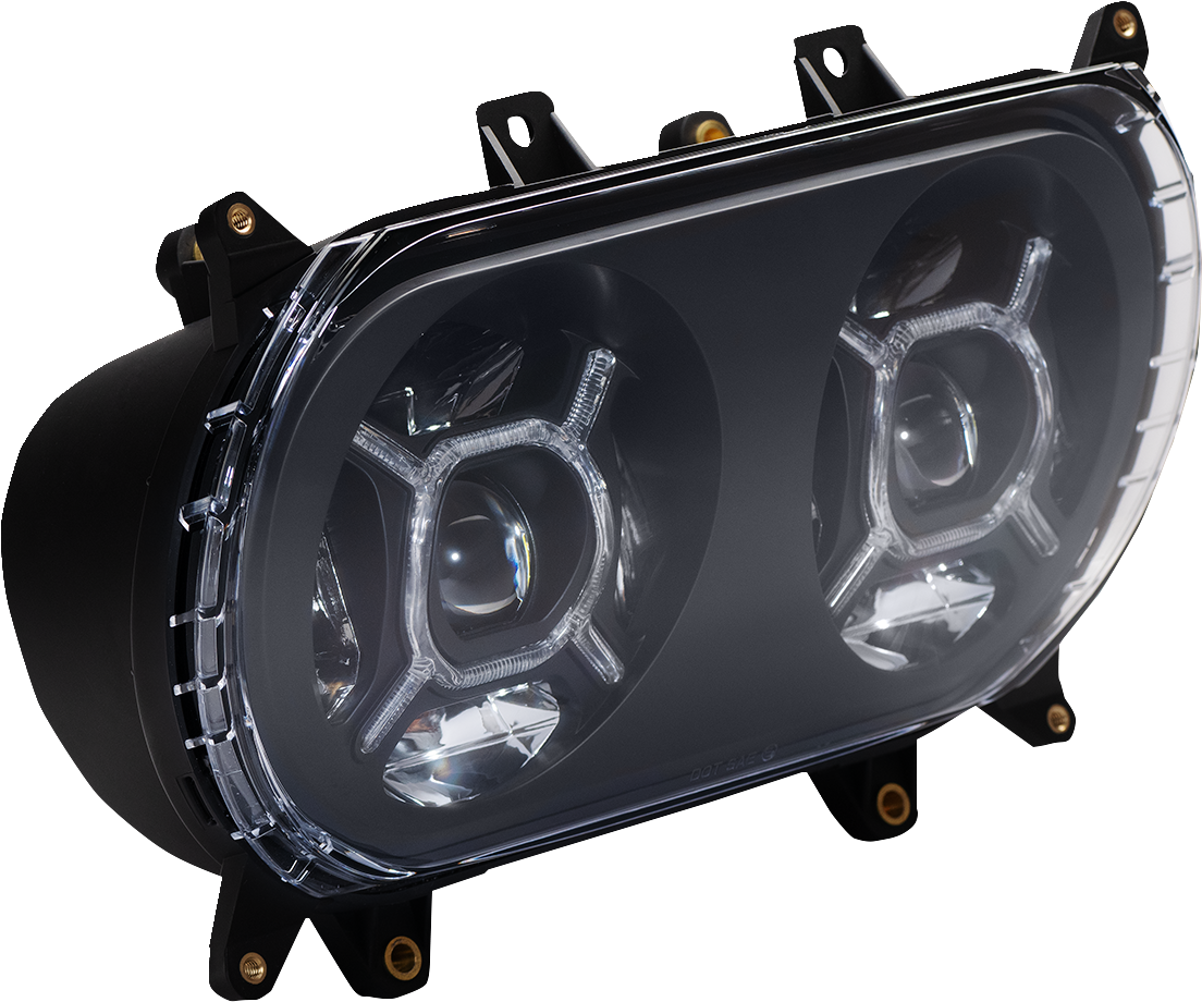 CUSTOM DYNAMICS LED Headlight - Black - Road Glide CD-RG-H-B