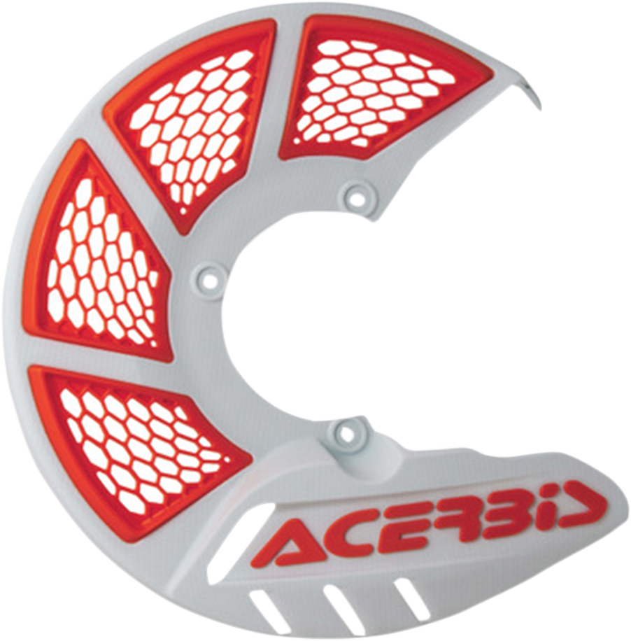 ACERBIS X-Brake Disc Cover - White/ '16 Orange 2449495412