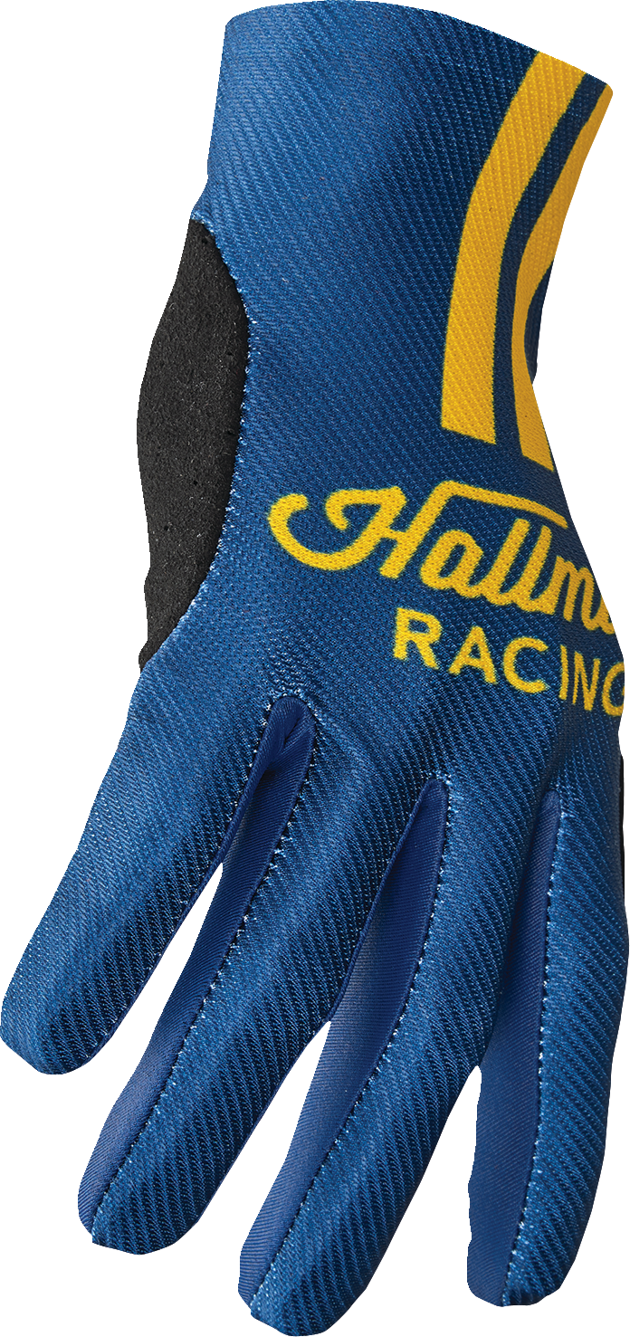 THOR Mainstay Gloves - Roosted - Navy/Lemon - Small 3330-7304