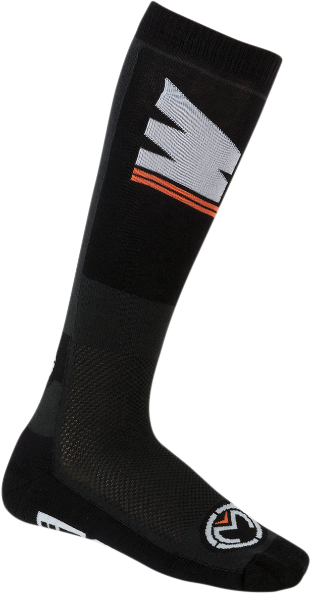 MOOSE RACING M1™ Youth Socks - Black/Orange 3431-0477