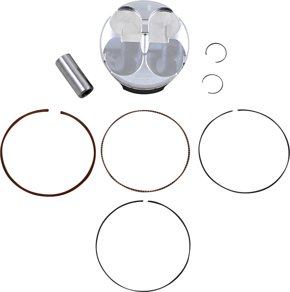 WOSSNER Piston Kit - CRF250R - 76.76 mm 8775DA