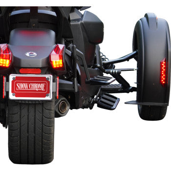 SHOW CHROME combat passenger boards can-am ryker 41-428