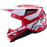 ALPINESTARS SM3 Helmet - Heat - Gloss Red/White/Black - Small 8301026-3126-S