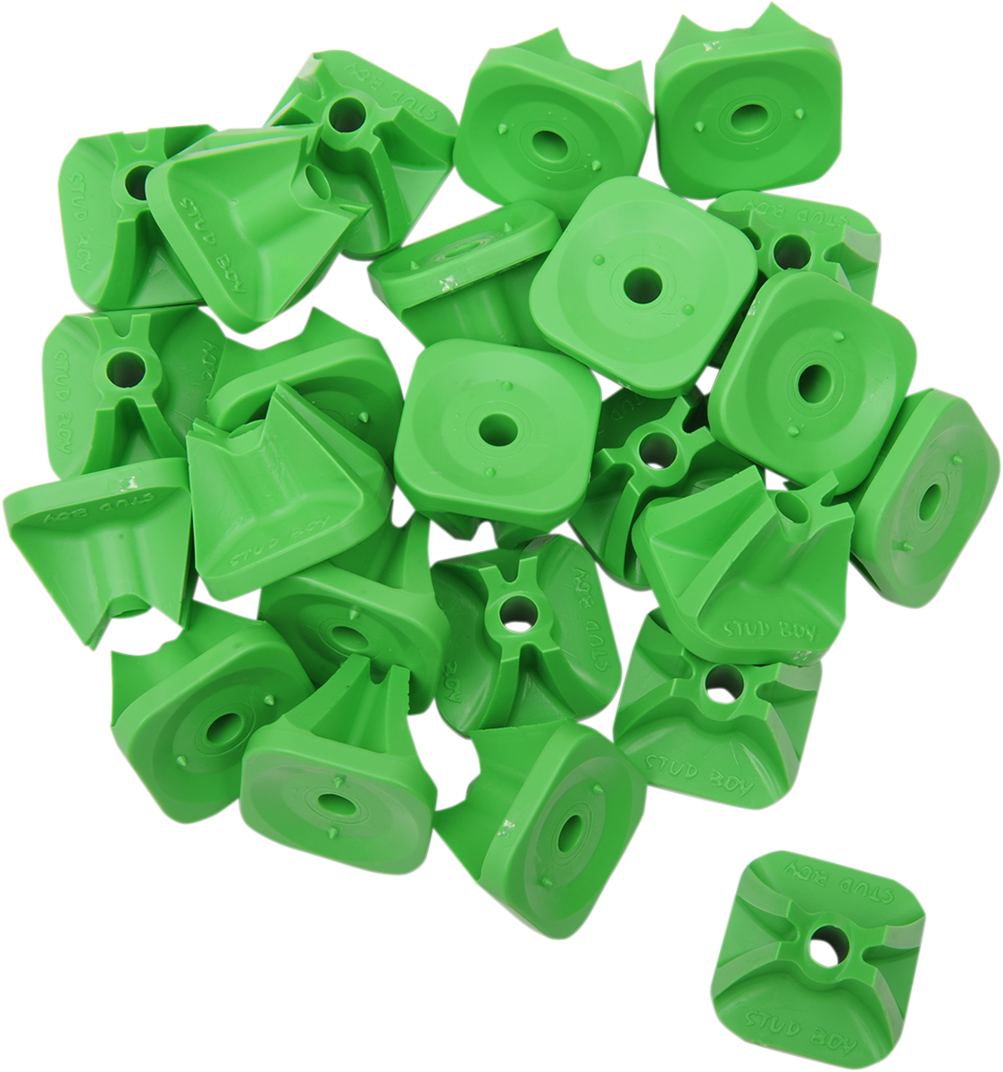 STUD BOY Single Backer Plates - Green - 24 Pack 2513-P1-GRN