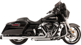 S&S CYCLE El Dorado Dual Exhaust System - Chrome - Black Tracer 550-0701C