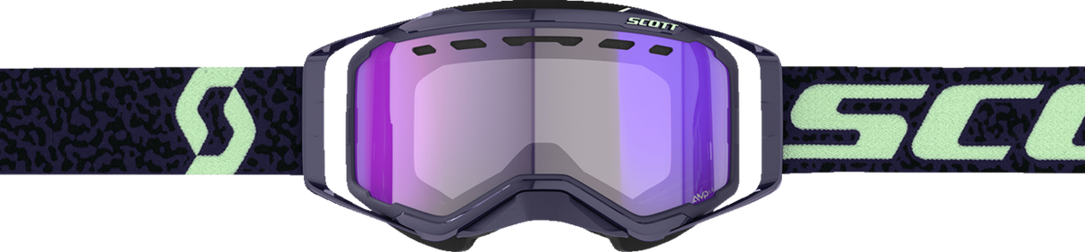 SCOTT Prospect Snow Cross Goggle - Dark Purple/Mint - Light Sensitive Blue Chrome 278603-7696307