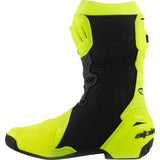 ALPINESTARS Supertech R Vented Boots - Fluorescent Yellow/Black - US 10.5/EU 45 2220121-551-45