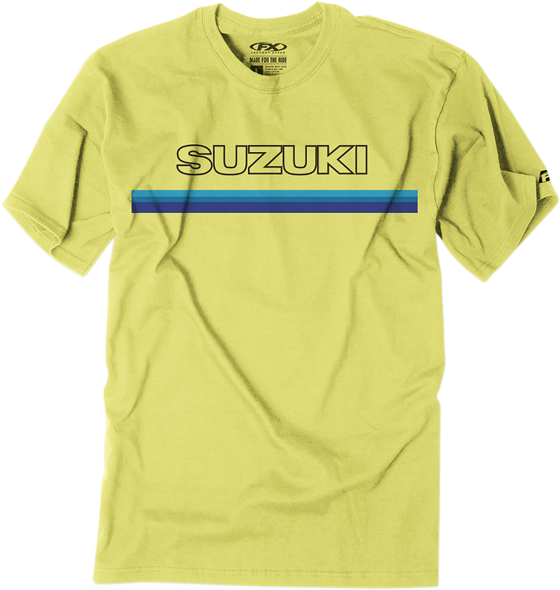 FACTORY EFFEX Suzuki Throwback T-Shirt - Yellow - 2XL 23-87408