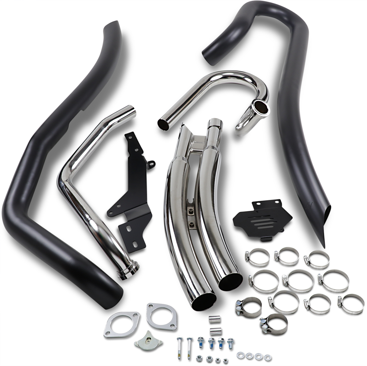 COBRA Speedster Swept Exhaust - Black - M109R 3221B