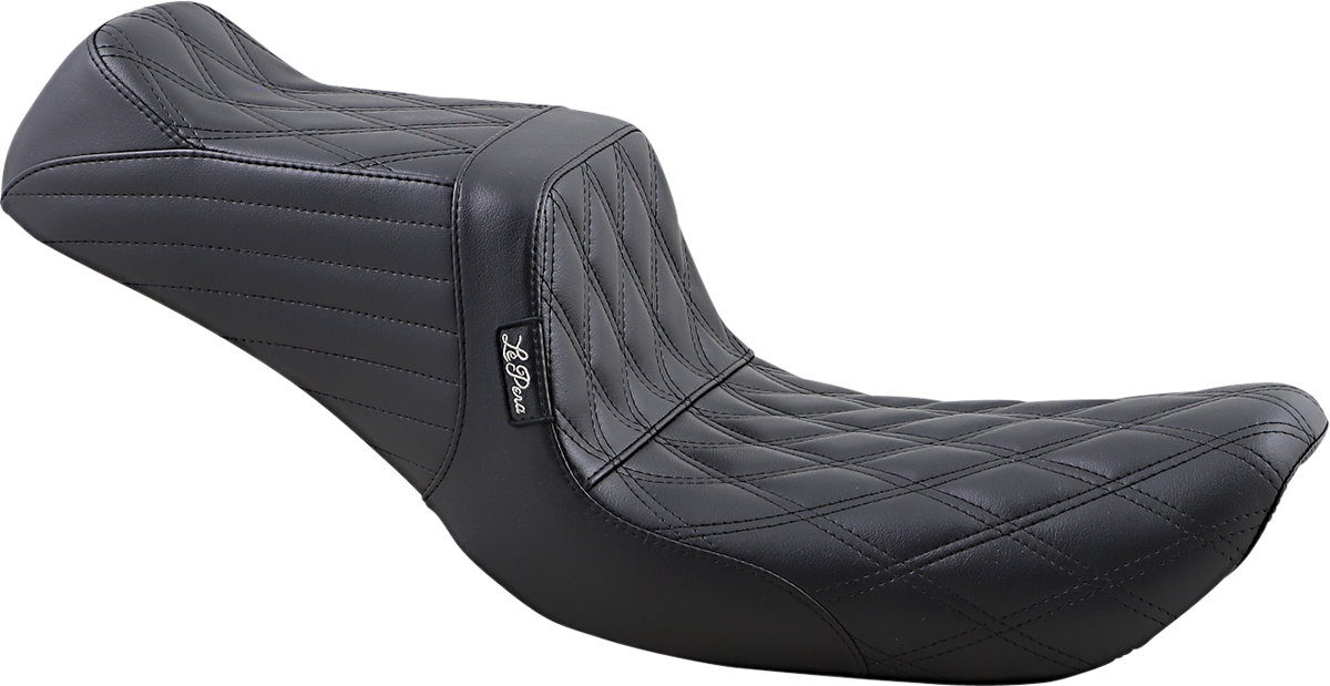 LE PERA Tailwhip Seat - Double Diamond - Black - FXD '99-'03 LN-581DD