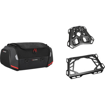 SW-MOTECH Rackpack Tail Bag System - Black - Yamaha Tracer '20-'24 GPT.06.921.30000