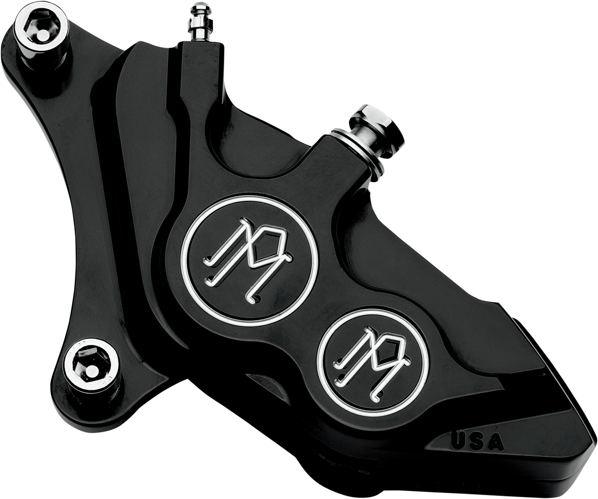 PERFORMANCE MACHINE (PM) 4-Piston Caliper - Front Left - Contrast Cut - 11.5" 0053-2919-BM