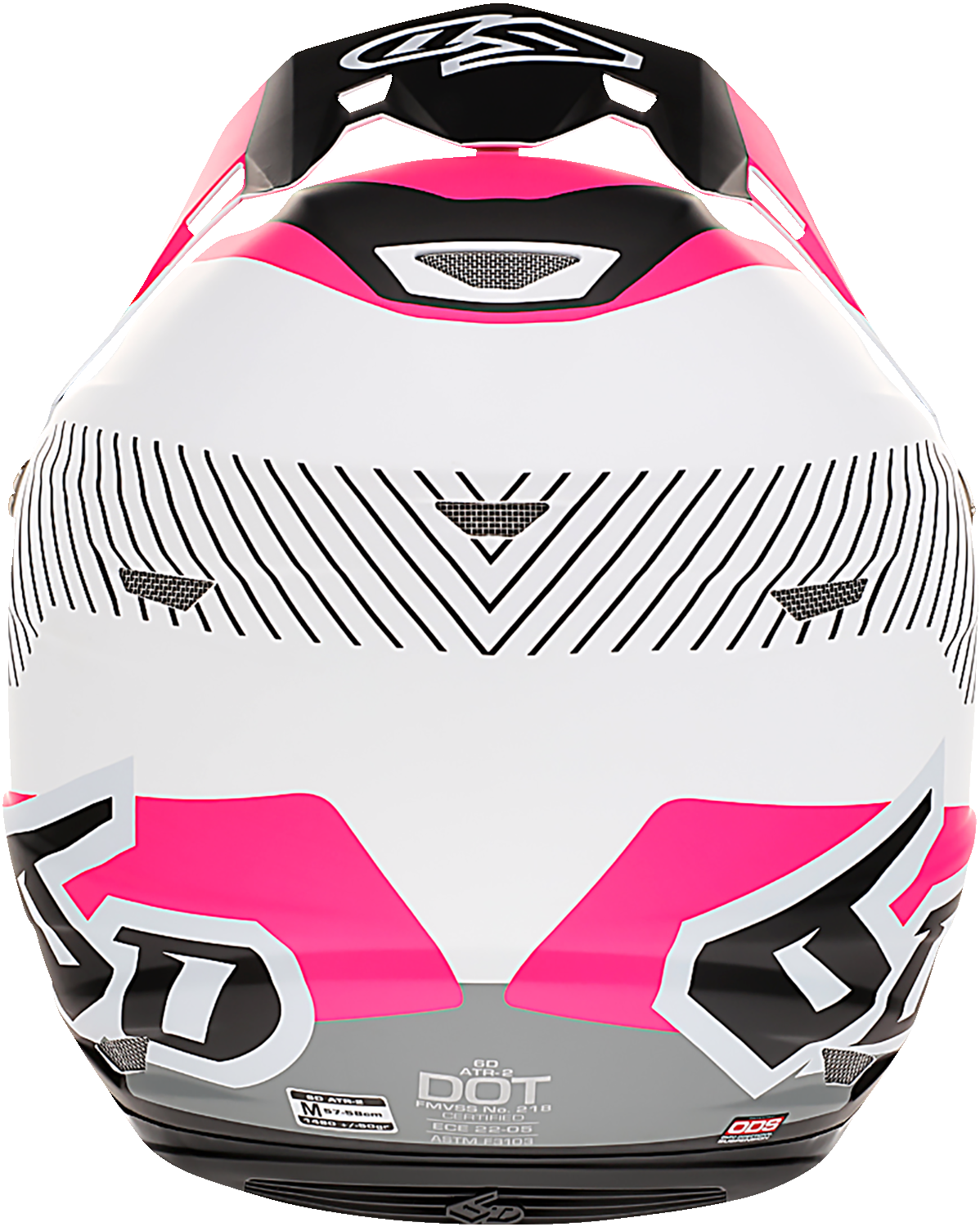 6D ATR-2 Helmet - Fusion - Neon Pink - 2XL 12-2949