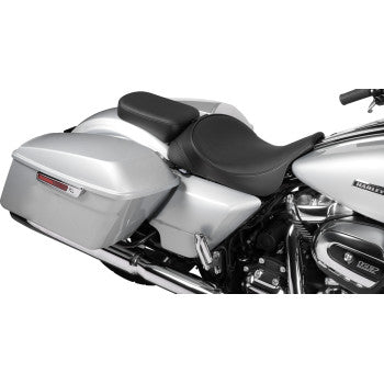 DRAG SPECIALTIES Rear Solo Seat - Wide - Smooth - FLH/FLT '97-'23 0801-1956
