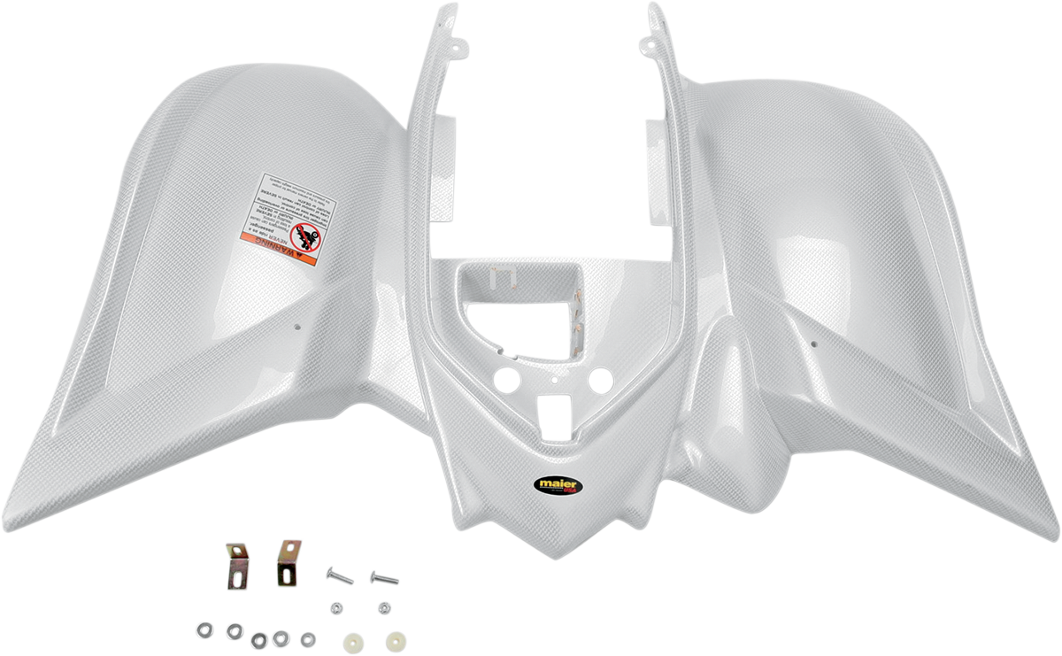 MAIER Rear Fender - White Carbon Fiber-Look 19002-31