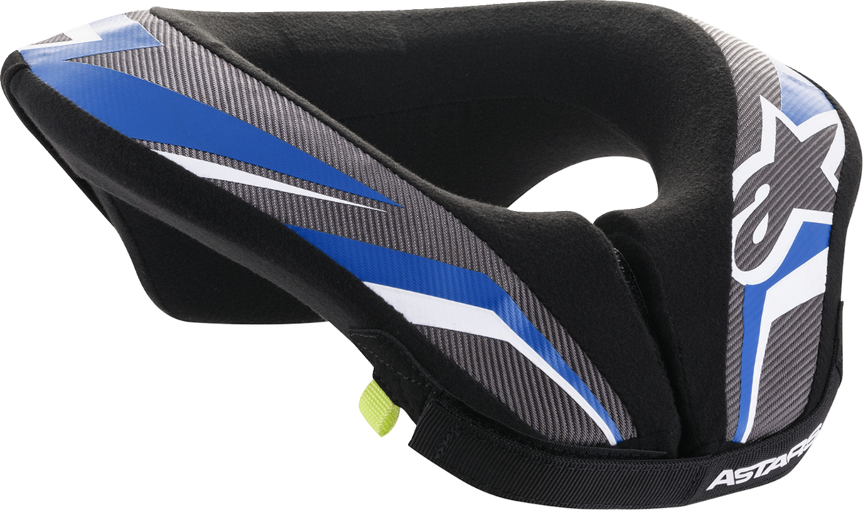 ALPINESTARS Youth Sequence Neck Roll - Black/Anthracite/Blue - S/M 6741018-177-SM