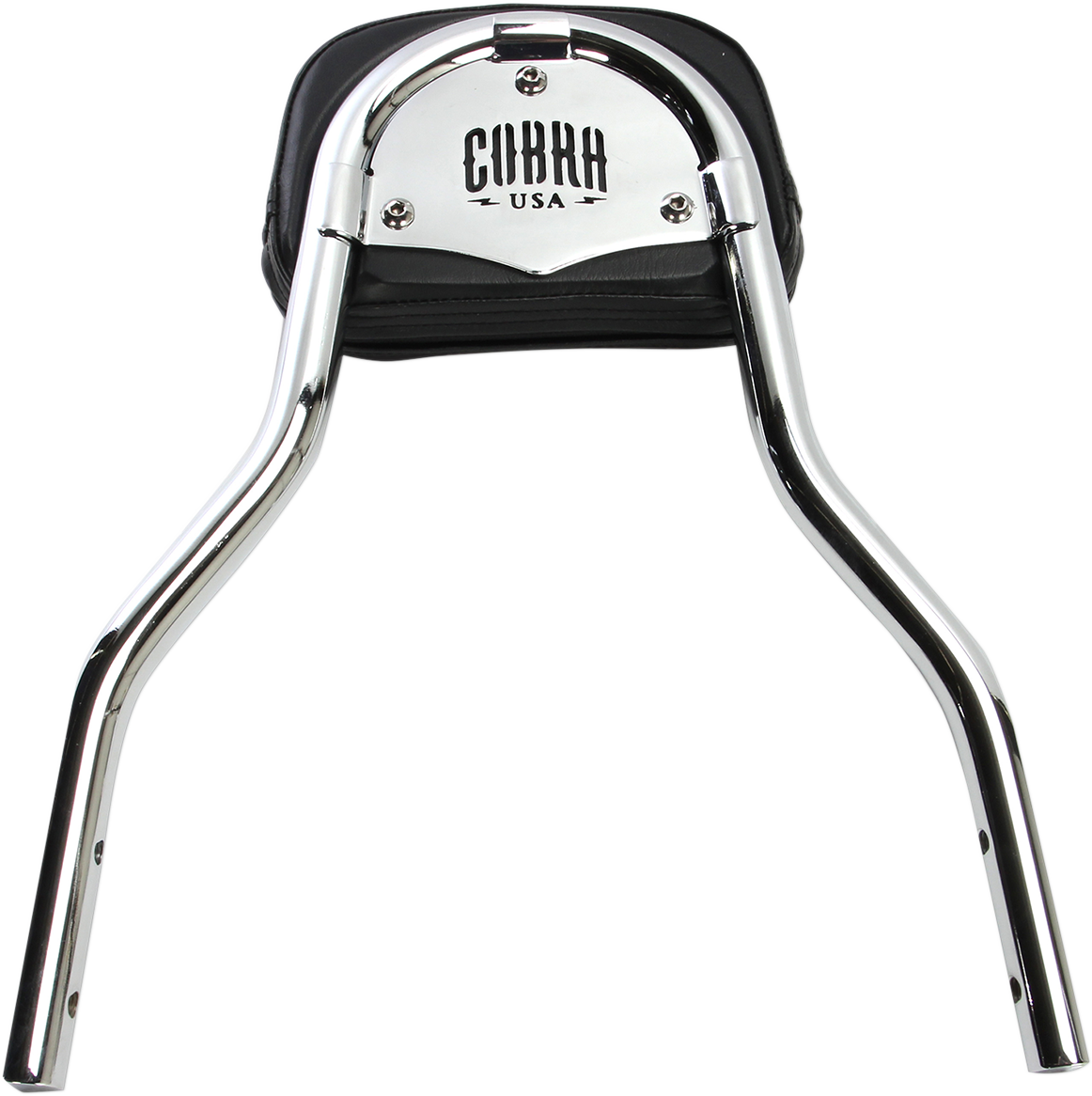 COBRA Backrest Kit - 14" - Chrome - Softail 602-2002