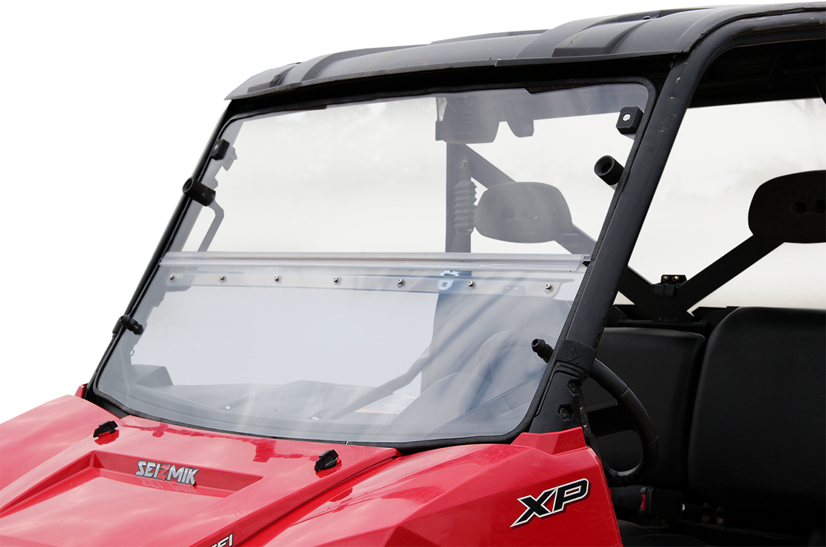 SEIZMIK Folding Windshield - Hard Coated Polycarbonate 25003