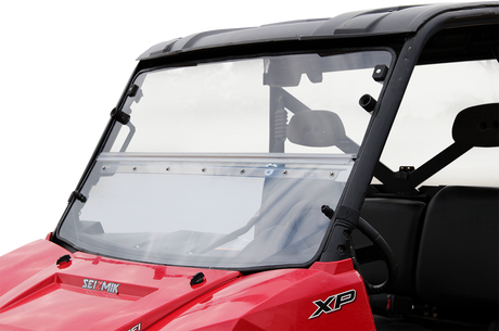 SEIZMIK Folding Windshield - Hard Coated Polycarbonate 25003