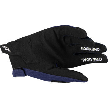 ALPINESTARS Youth Radar MX Gloves - Night Navy/White - 2XS 3541824-7120-2XS