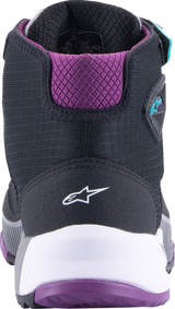 ALPINESTARS Stella CR-X Drystar® Shoes - Black/Gray/Teal/Purple - US 5 261152313705