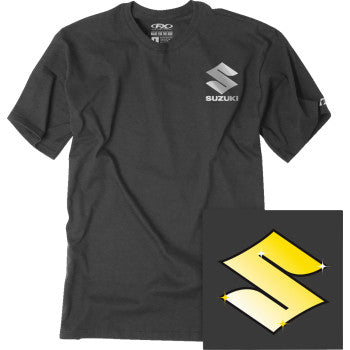 FACTORY EFFEX Suzuki Bling T-Shirt - Heather Charcoal - Large 27-87414