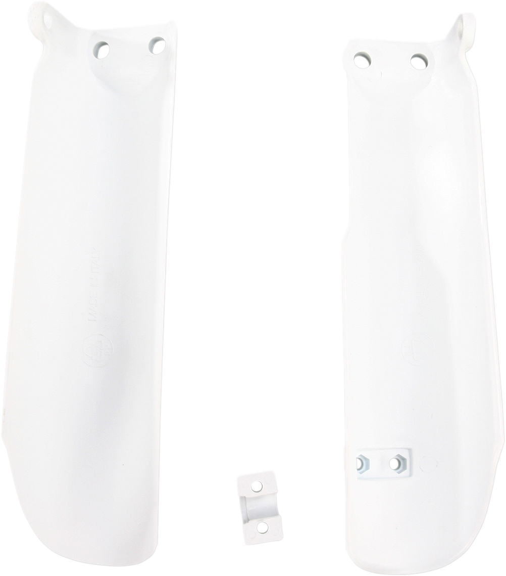 ACERBIS Lower Fork Covers for Inverted Forks - White 2253020002