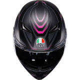 IN STOCK AGV Helmet K3 Syth Matte Black/Pink Sm 2118381004-025-S