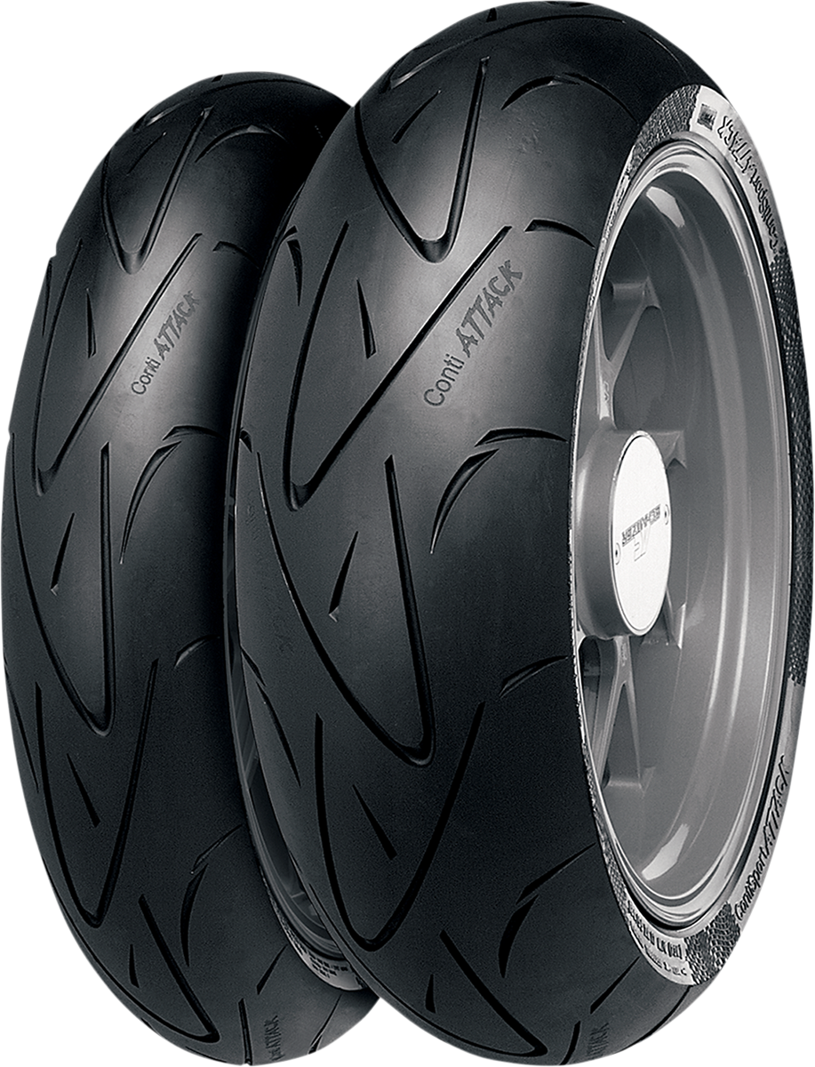 CONTINENTAL Tire - ContiSportAttack - Front - 120/70ZR17 - (58W) 02443990000