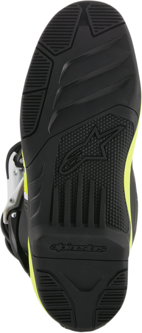 ALPINESTARS Tech 3S Boots - Black/White/Fluorescent Yellow - US 4 2014018-125-4