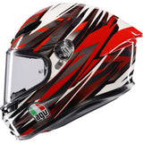 AGV K6 S Helmet - Reeval - White/Red/Gray - XL 2118395002-023-XL