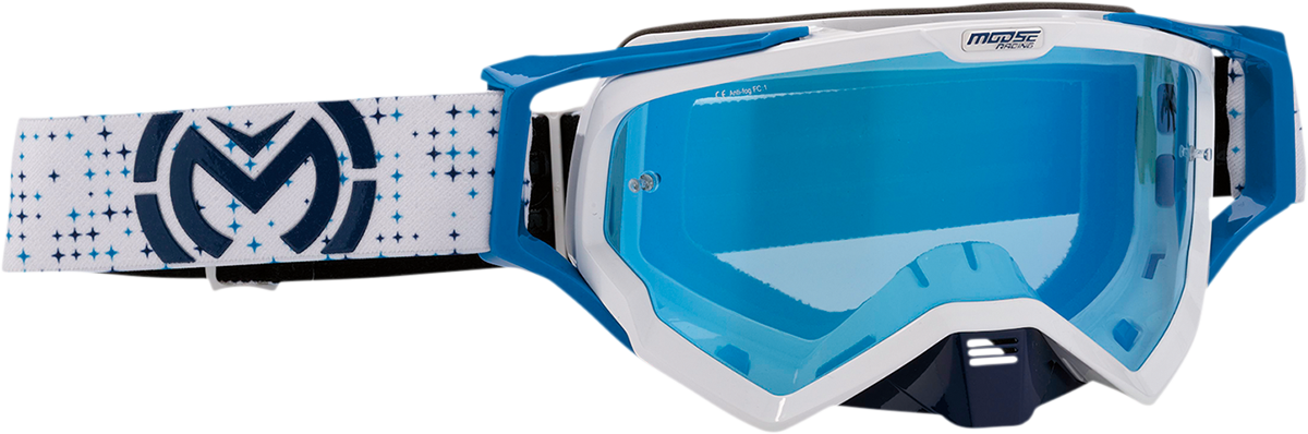 MOOSE RACING XCR Goggles - Pro Stars - White/Black 2601-2671