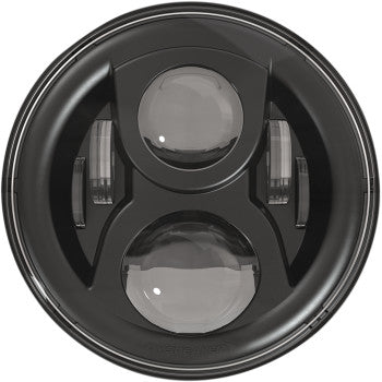 J.W. SPEAKER Headlight with Mounting Ring - Black 554981