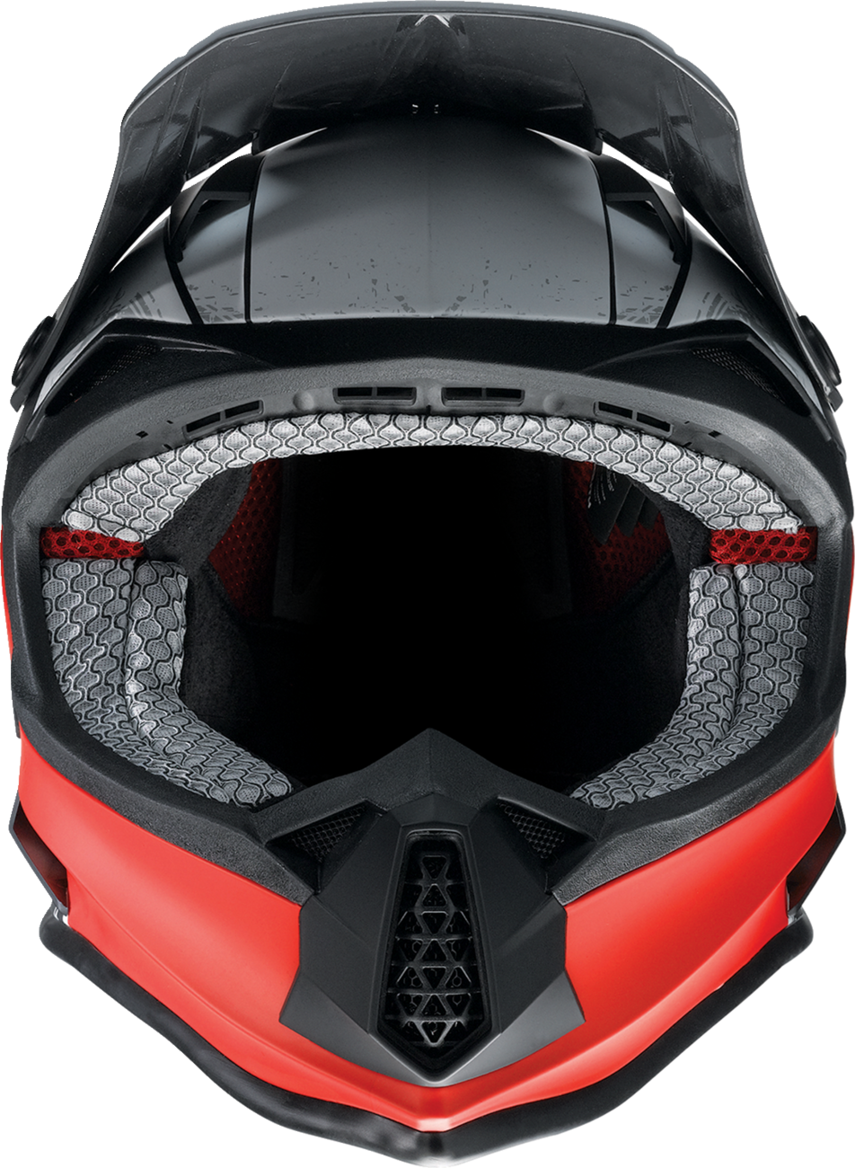 Z1R Youth F.I. Helmet - Fractal - MIPS - Matte Black/Red - Small 0111-1517