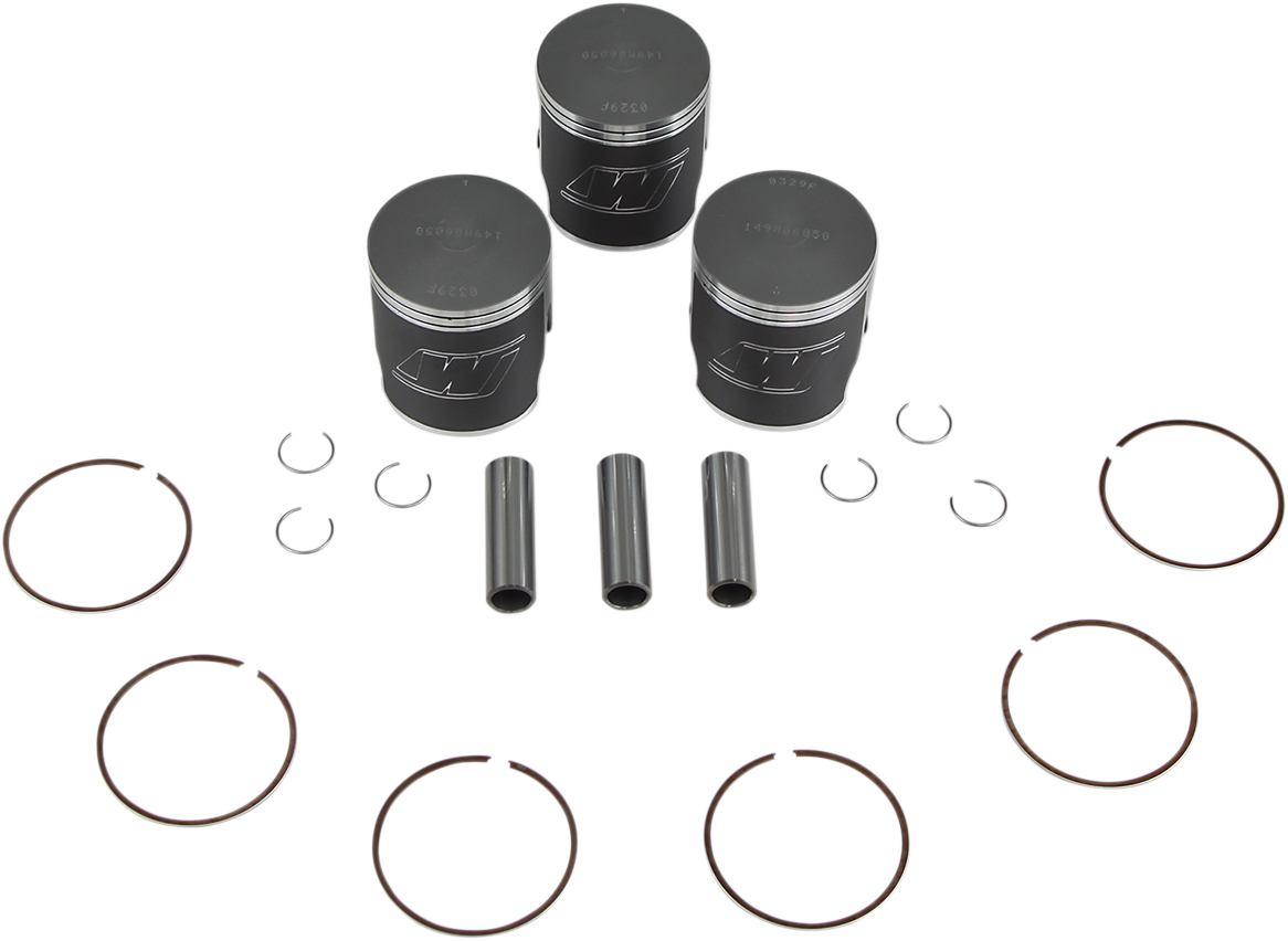 WISECO Piston Kit - Kawasaki 500 - 60.50 mm Forged K101